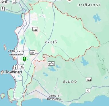 พื้นที่ให้บริการรับติดตั้งกระจกอลูมิเนียมชลบุรี